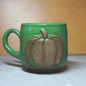 12oz 2nd Green Pumpkin Mug