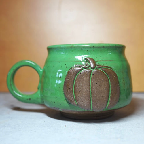 20oz Green Pumpkin Mug