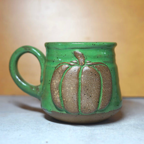 12oz Green Pumpkin Mug