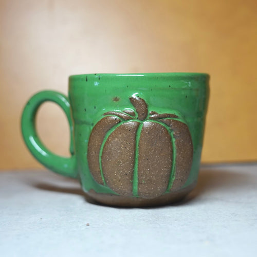 12oz 2nd Green Pumpkin Mug