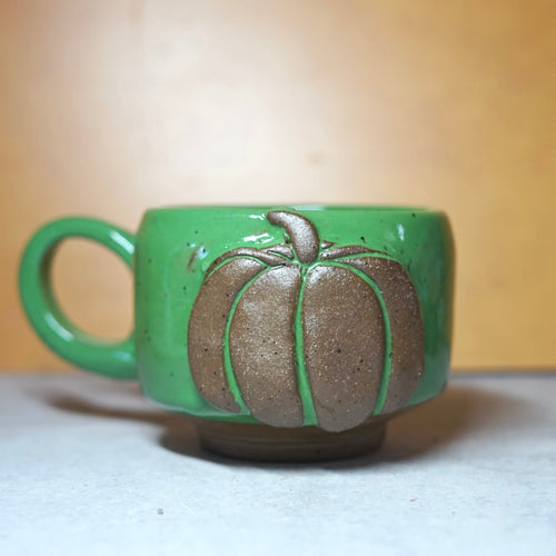 12oz Green Pumpkin Mug