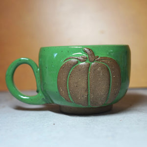 12oz Green Pumpkin Mug