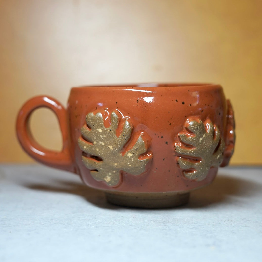 2nd 16oz Rust Monstera Mug