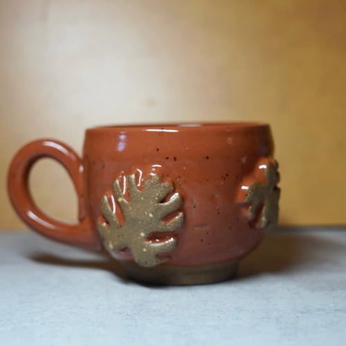 16oz Rust Monstera Mug