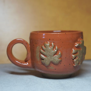 16oz 2nd  Rust Monstera Mug