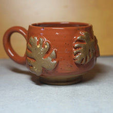 12oz Rust Monstera Mug