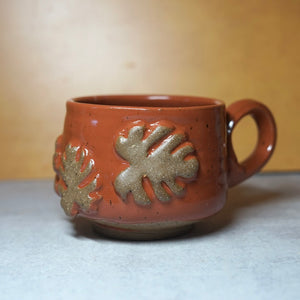 16oz 2nd Rust Monstera Mug