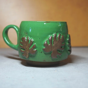 16oz 2nd Green Monstera Mug