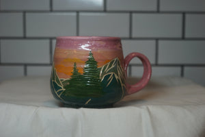 2nd 14oz Sunrise/sunset Mountain Mug