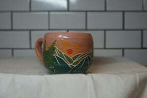 2nd 12oz Sunrise/sunset Mountain Mug