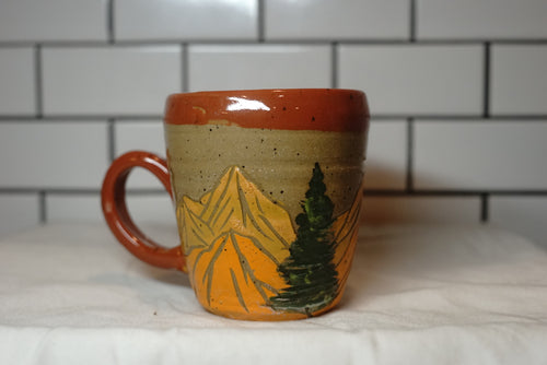 16oz Autumn Mountain Mug