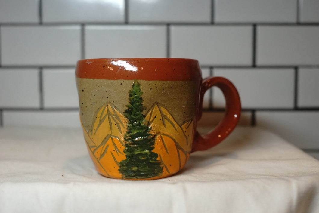 16oz Autumn Mountain Mug