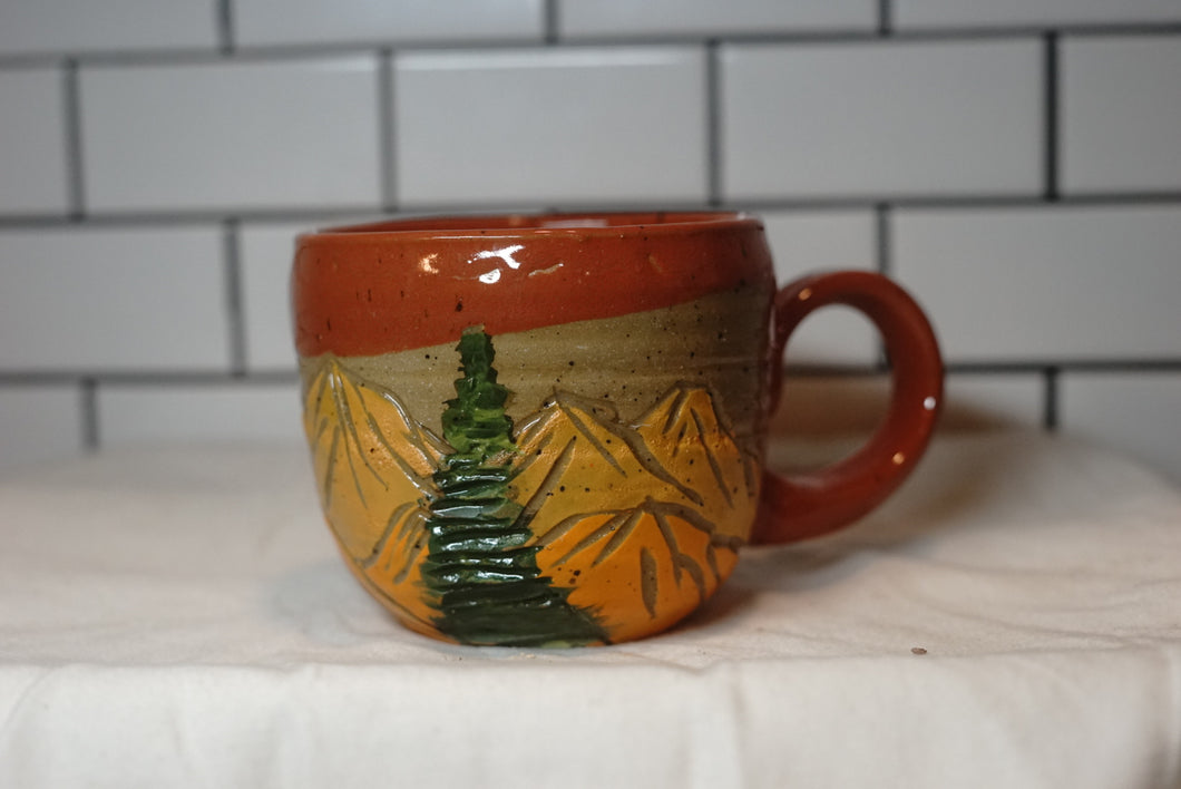 16oz Autumn Mountain Mug