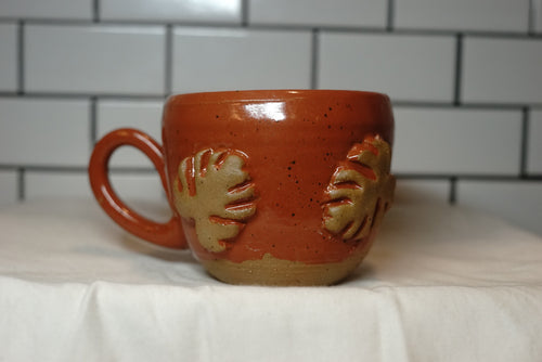 2nd 16oz Rust Monstera Mug