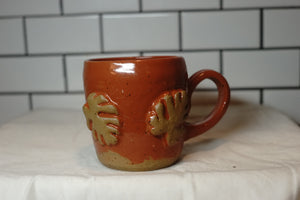 2nd 12oz Rust Monstera Mug