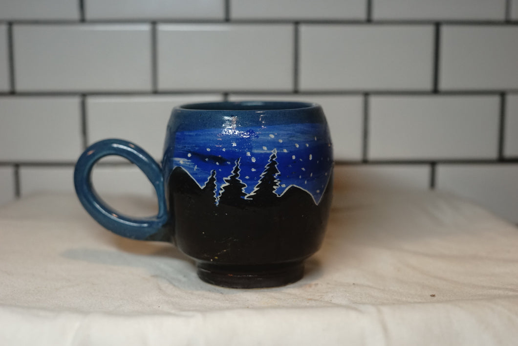 12oz Night Sky Mountain Mug