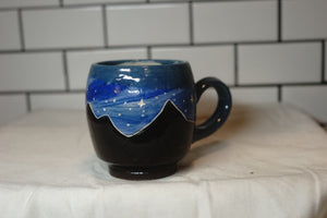 12oz Night Sky Mountain Mug