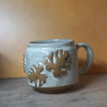 16oz White Monstera Mug