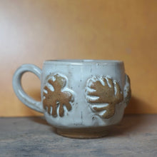 16oz White Monstera Mug