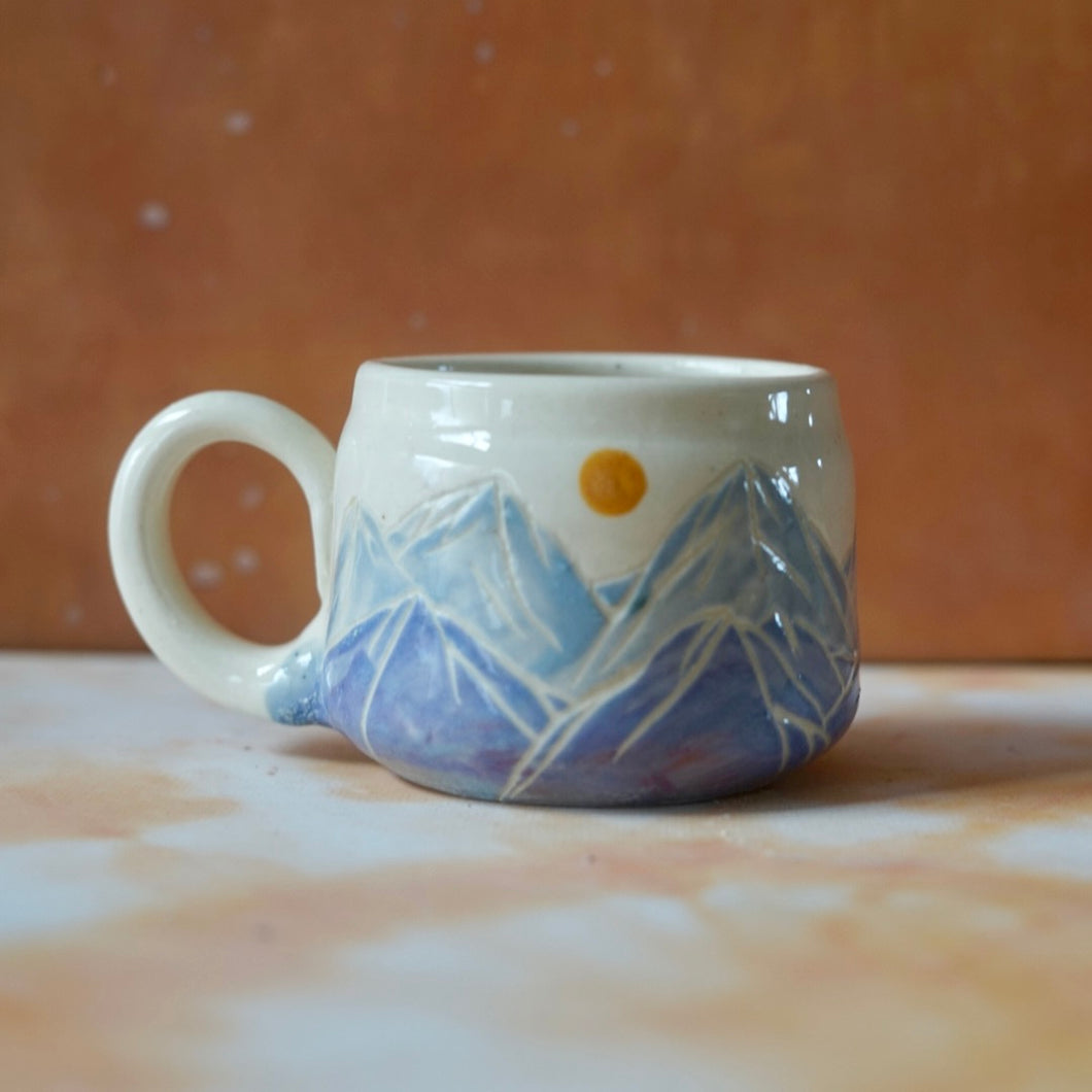 12oz Purple/Blue Mountain Mug