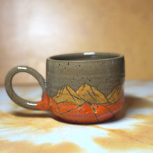 12oz 2nd  yellow/orange mountain mug