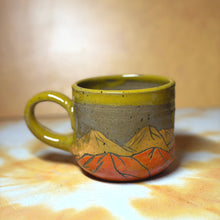 12oz 2nd  yellow/orange mountain mug