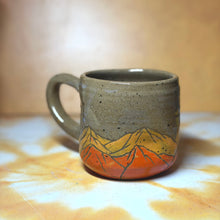 12oz   yellow/orange mountain mug