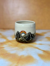 2nd 12oz Rainbow Mountain Mug with Tree and Sun