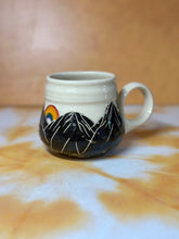 2nd 16oz Rainbow Mountain Mug with Tree and Sun