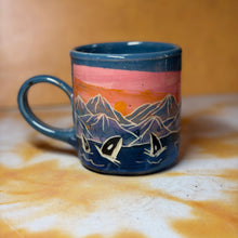 14oz sunset orca mug