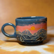 12oz orca sunset mountain mug