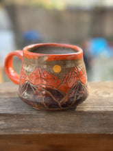 2nd 12oz orange mountain mug