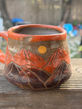 2nd 12oz orange mountain mug